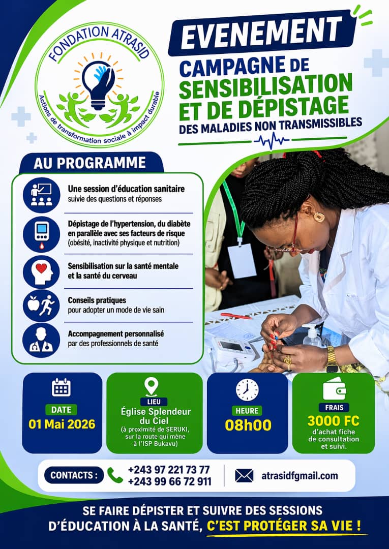 Campagne de Sensibilisation et de Dépistage des Maladies non Transmissibles